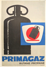 Affiche originale primagaz d'occasion  Marseille VII