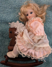 Porcelain doll riding for sale  PRESTON