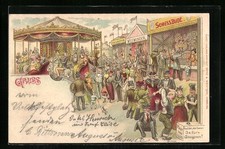 Lithographie volksfest schiess gebraucht kaufen  Berlin