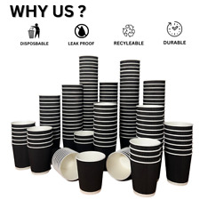 Black disposable cups for sale  Shipping to Ireland