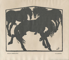 Duilio cambellotti xilografia usato  Latina