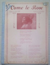 Rarissimo spartito musicale usato  Italia