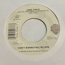 Jane Child - World Lullabye / Don't Wanna Fall In Love - Warner Bros Records comprar usado  Enviando para Brazil