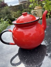 Red vintage enamel for sale  NORWICH