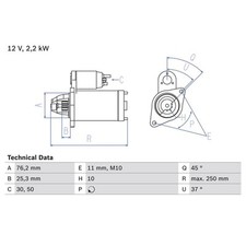 Bosch anlasser audi gebraucht kaufen  Idar-Oberstein