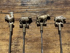 Espetos para churrasco churrasqueira aço inoxidável conjunto de cabob Alemanha comprar usado  Enviando para Brazil
