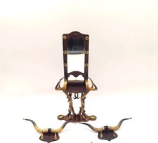 Rara Susanne Russo "Horn Hall Tree" +2 chifres de parede casa de bonecas artesanal miniatura, usado comprar usado  Enviando para Brazil