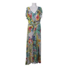 Bodyflirt butikowy, sukienka maxi, rozmiar: 48/50, zielony/wielokolorowy #cDz na sprzedaż  PL