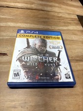 The Witcher 3 III Wild Hunt Sony PS4 edição completa com disco limpo manual comprar usado  Enviando para Brazil