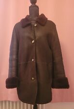 Lammfelljacke braun gr gebraucht kaufen  Hamburg