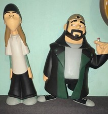 "Figuras de inacción de vinilo de 17"" CLERKS Big Ass Jay and Silent Bob" segunda mano  Embacar hacia Mexico