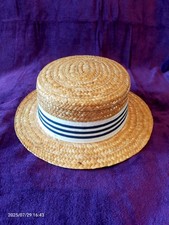Vintage straw hat for sale  WORTHING
