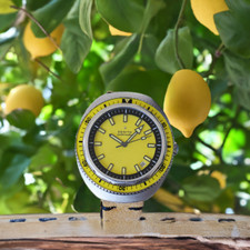 Vintage Watch Zenith A3637 Big Lemon 1000m very rare comprar usado  Enviando para Brazil