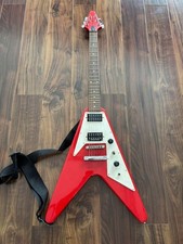 Usado, Guitarra elétrica Epiphone Flying V vermelha 1997 comprar usado  Enviando para Brazil