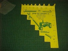 JOHN DEERE PLACA DE EXIBIÇÃO TAMANHO PARAFUSO TRATOR IRWIN ALEFS GREAT BEND KS MAIS LISTADA comprar usado  Enviando para Brazil