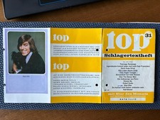 Top schlagertextheft autogramm gebraucht kaufen  Blankenfelde