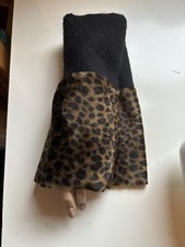 Handstulpen pulswärmer leopar gebraucht kaufen  Altena