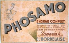 Buvard publicitaire phosamo d'occasion  Mérignac