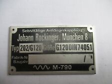 Johann rockinger 202g120 gebraucht kaufen  Deutschland