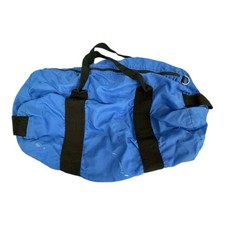 Usado, Bolsa esportiva vintage Academy Broadway mini duffle azul preta 17" academia esportiva ativa comprar usado  Enviando para Brazil