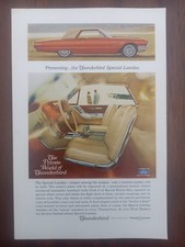 Ford Thunderbird Landau, braun, Sitze, Werbung advert pubblicità, 1965 comprar usado Ford Thunderbird Landau, braun, Sitze, Werbung advert pubblicità, 1965 comprar usado  Enviando para Brazil