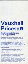 Vauxhall viva firenza for sale  LEDBURY