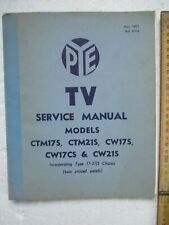 Pye service manual for sale  GREENFORD