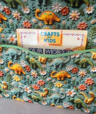Dinosaur book cushion for sale  DONCASTER