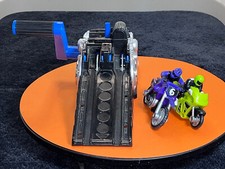 Vintage 2002 Mattel Hot Wheels Hyper Wheels manivela em lançador duplo de motocicleta comprar usado Vintage 2002 Mattel Hot Wheels Hyper Wheels manivela em lançador duplo de motocicleta comprar usado  Enviando para Brazil