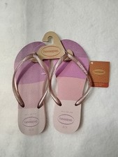 Havaianas Feminino Slim Sparkle Rosa Roxo Glitter Novo com etiquetas Tamanho 37/38 (6) comprar usado  Enviando para Brazil
