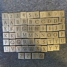 Square metal alphabet for sale  Salem