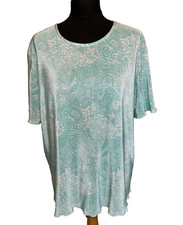 Turquoise white paisley for sale  GLASGOW