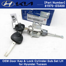 81970D3A00 Genuíno OEM Chave e Conjunto de Cilindros de Bloqueio LH Para Hyundai Tucson 2016-2021 comprar usado  Enviando para Brazil