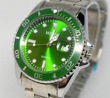 RELÓGIO MASCULINO PODEROSO MOSTRADOR VERDE AÇO QUARTZO, usado comprar usado  Enviando para Brazil