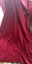 cotton velvet curtains for sale  BOLTON