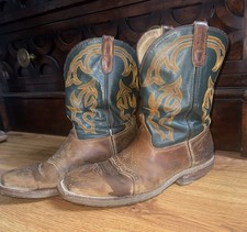 Usado, Botas de caubói Double-H Carolina Western biqueira quadrada couro DHMU3558 masculina 13 EE comprar usado  Enviando para Brazil