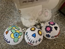 Hand painted skull for sale  BROMSGROVE