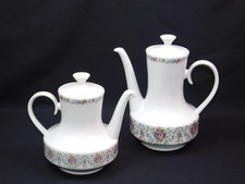 Juego de cafetera y tetera Winterling Bavaria rosa y azul floral TIG110 segunda mano  Embacar hacia Mexico