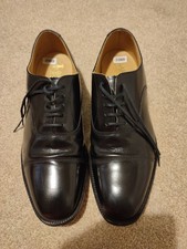 Loake black leather for sale  TAUNTON