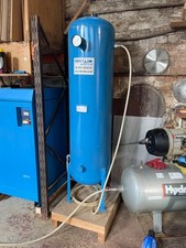 Vertical air receiver for sale  STROUD