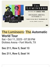 Lumineers tickets dickies for sale  Keller