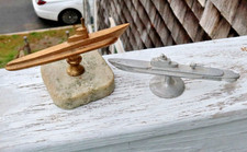 LOTE 2 Modelos Vintage de Navios de Barco Militar 6" Ferro Fundido Aço Alumínio Base de Mármore comprar usado LOTE 2 Modelos Vintage de Navios de Barco Militar 6" Ferro Fundido Aço Alumínio Base de Mármore comprar usado  Enviando para Brazil