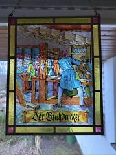Vintage fensterbild glasmalere gebraucht kaufen  Pforzheim