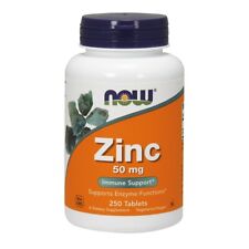 NOW FOODS zinco 50 mg 250 comprimidos comprar usado  Enviando para Brazil