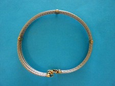 Bracelet acier tresse d'occasion  Cagnes-sur-Mer
