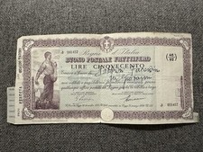 Buono postale fruttifero usato  Roma