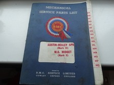 Mechanical service parts for sale  EXMOUTH