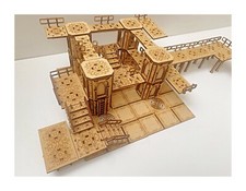 Warhammer Tower Expansion Set 2: Warhammer, Necromunda Laser Cut Terrain, usado comprar usado  Enviando para Brazil