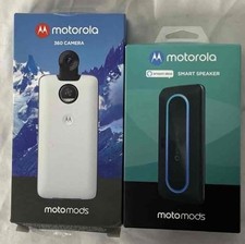 Câmera e alto-falante inteligente Motorola Moto Mods-360 para Motorola Z-não testado comprar usado  Enviando para Brazil