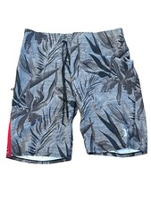 Bermuda de praia masculina Hurley Phantom tamanho 29 estampa tropical surf comprar usado  Enviando para Brazil